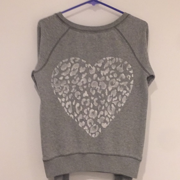 Pink grey sweatshirt   Size S.Petite - Picture 2 of 3